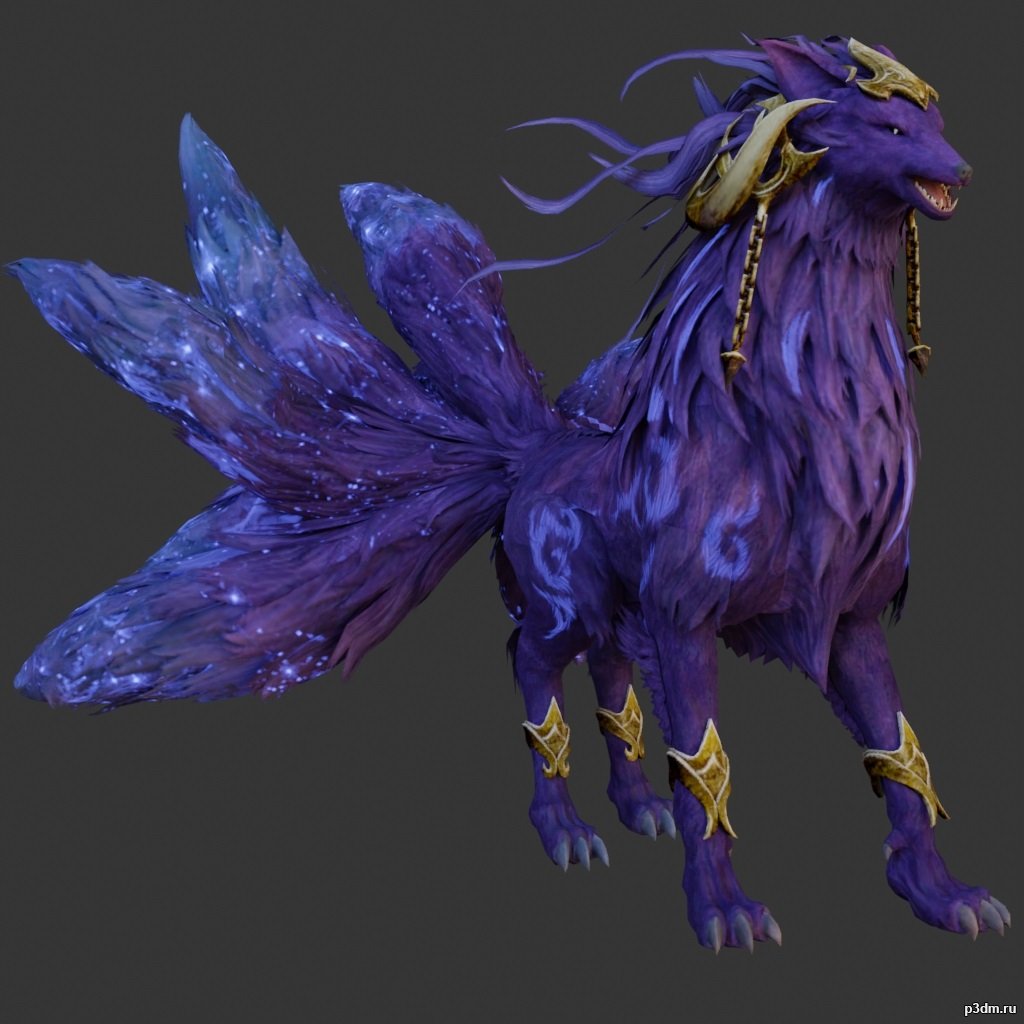 Yoho Foxes 3D Model