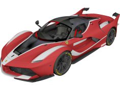 Ferrari FXX-K (2016) 3D Model  
                
                      
